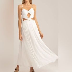 Patbo white body dress Sz S/4